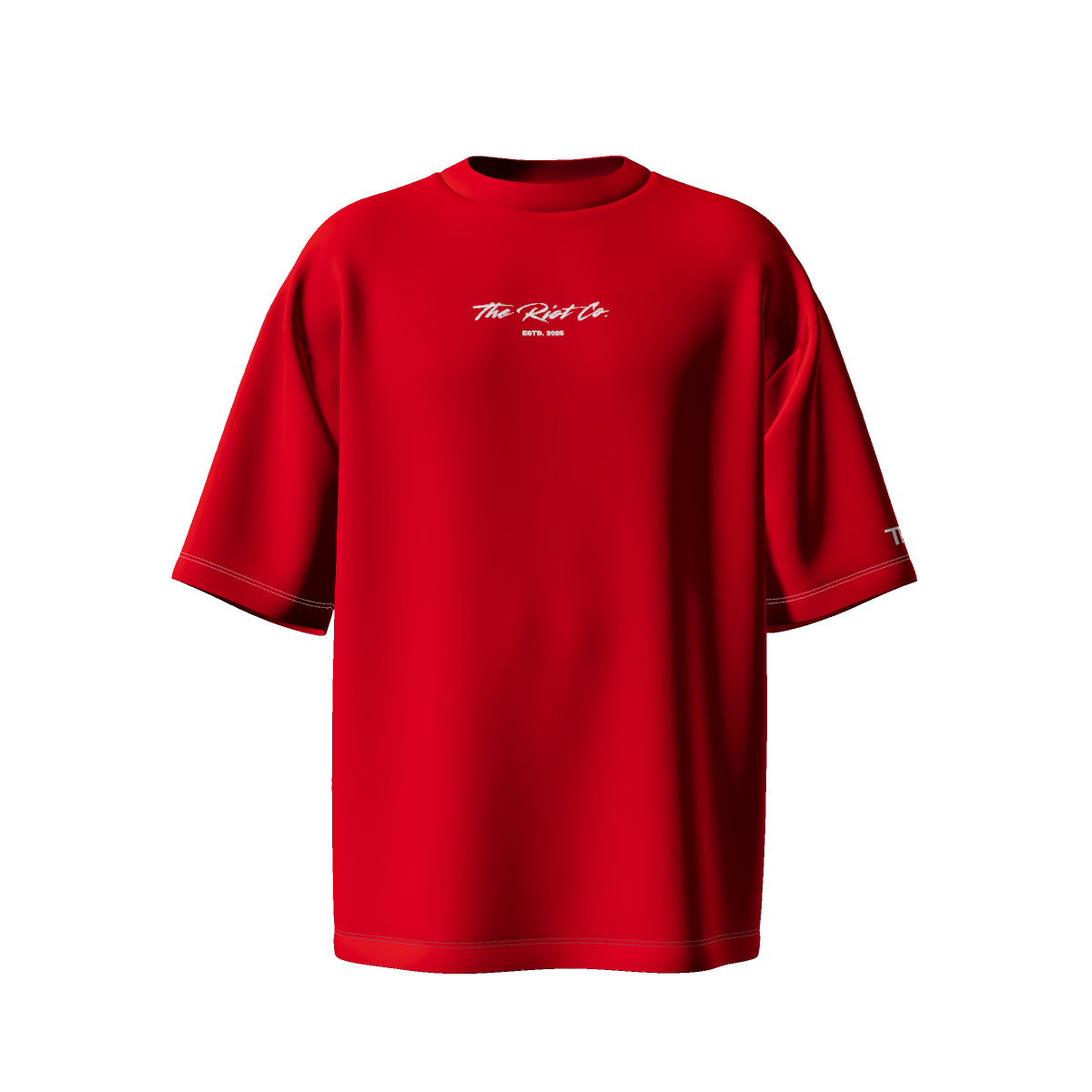 Tango Red Classic Signature Oversized Tee