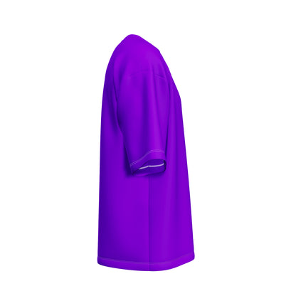 Imperial Purple Classic Signature Oversized Tee
